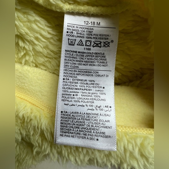 Old navy fleece chicken suit 12-18 months EUC - Picture 4 of 5